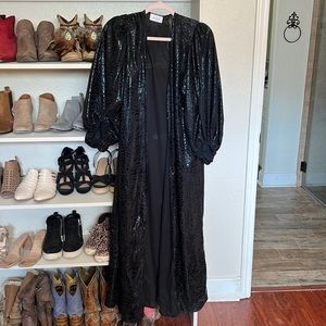 Adrienne boutique leopard duster